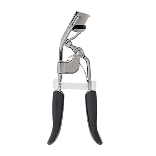 e.l.f. Pro Eyelash Curler, Strong, Contoured, Eye-Opening, Voluminous Lashes, Includes Additional Rubber Replacement Pad, Silver