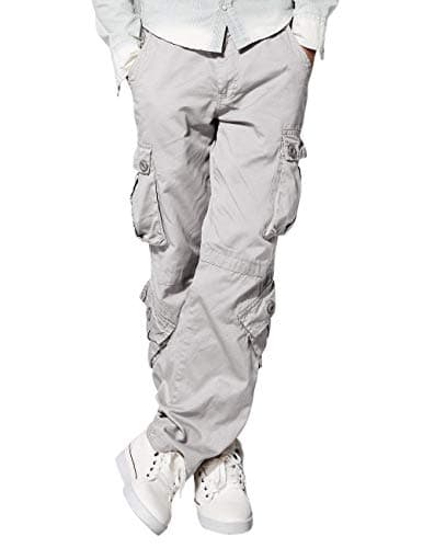 Match Mens Wild Cargo Pants (6053 Silver Gray, 32)